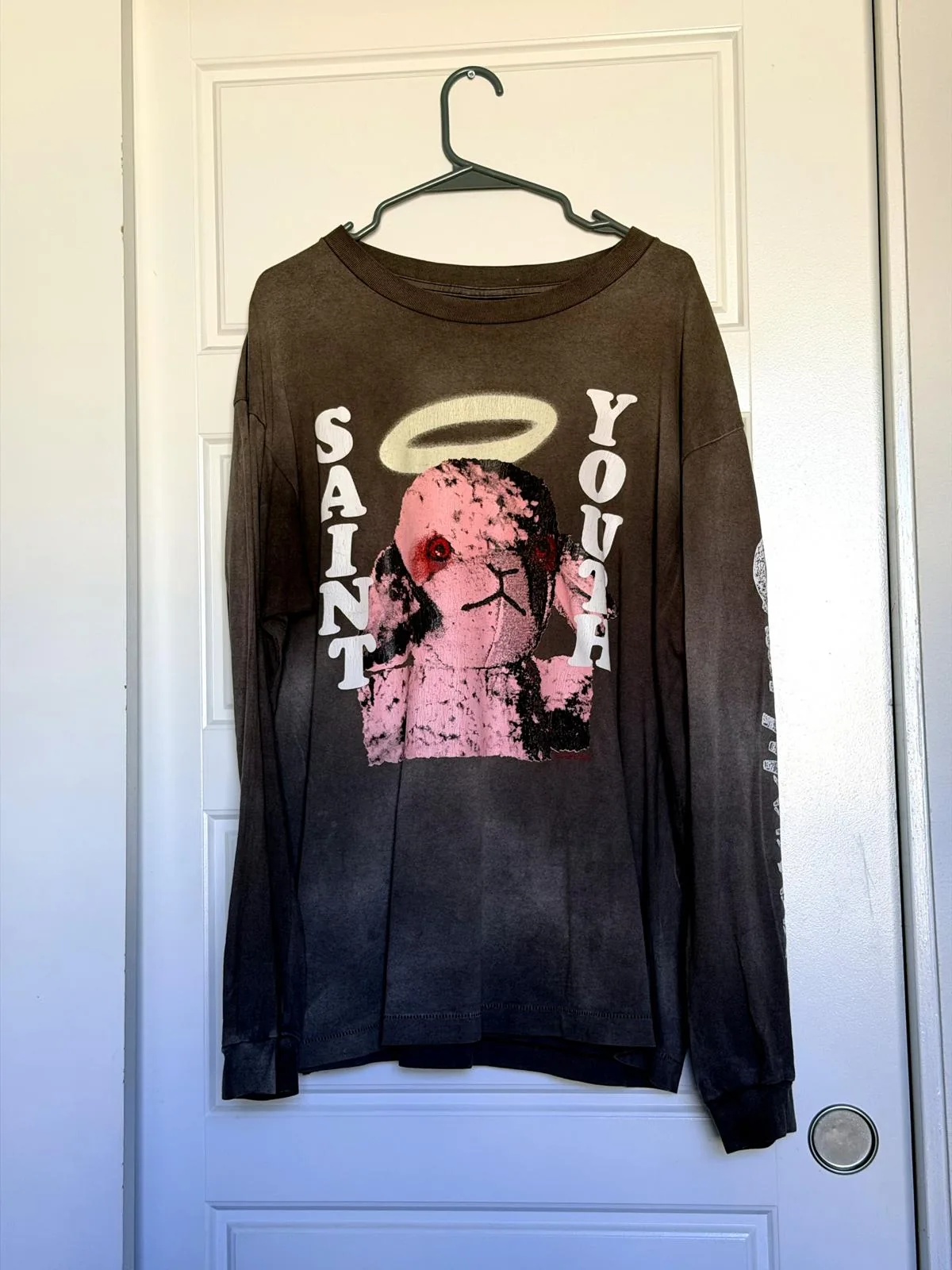 SAINT Mxxxxxx (Saint Michael) "Pink Sheep" Saint Youth L/S T-Shirt — XL