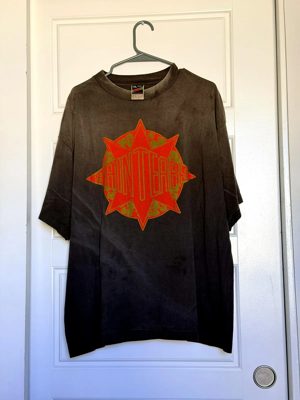 SAINT Mxxxxxx (Saint Michael) × Denim Tears "Saint Tears" Tee — XL